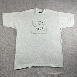 Vintage Best Buy Shirt Mens XL Employee Java Art Graphic Promo Single Stitch